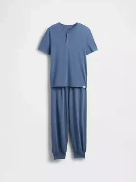 Ensemble pyjama pour enfants avec pantalon de jogging en tissu recyclé