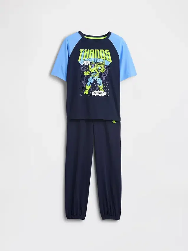 Ensemble pyjama pour enfants Marvel en tissu recyclé