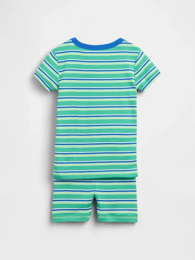 Ensemble pyjama à rayures en coton brossé bio pour Bébé & Enfant