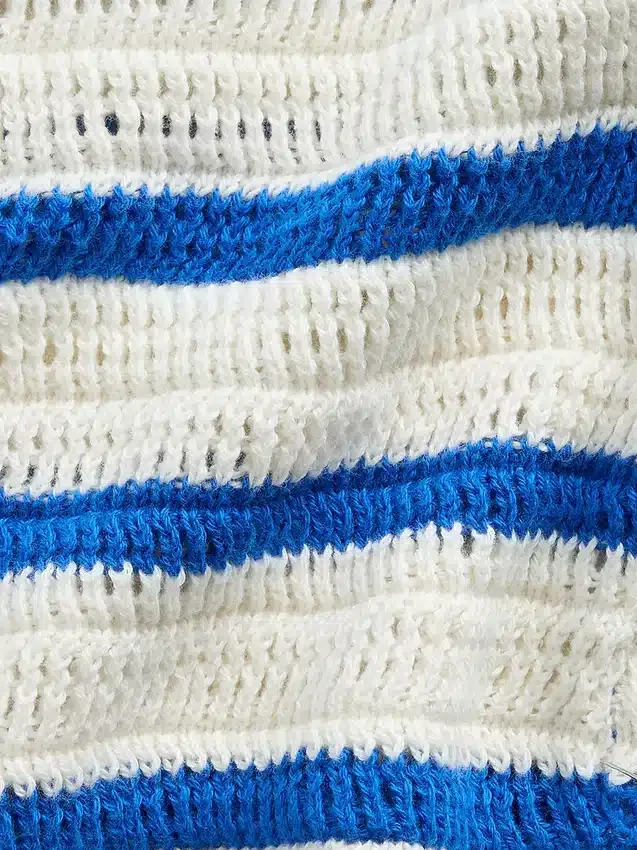 Ensemble rayé en crochet pour bébé