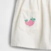 Ensemble « Strawberry Skirtall » en denim pour bébé