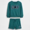 Ensemble sweat-shirt et short pour Bébé & Enfant en tissu éponge Vintagesoft avec logo ours