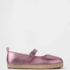 Espadrilles Mary Jane métallisées pour enfants