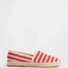 Espadrilles plates au crochet