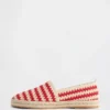Espadrilles plates au crochet
