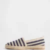 Espadrilles plates au crochet