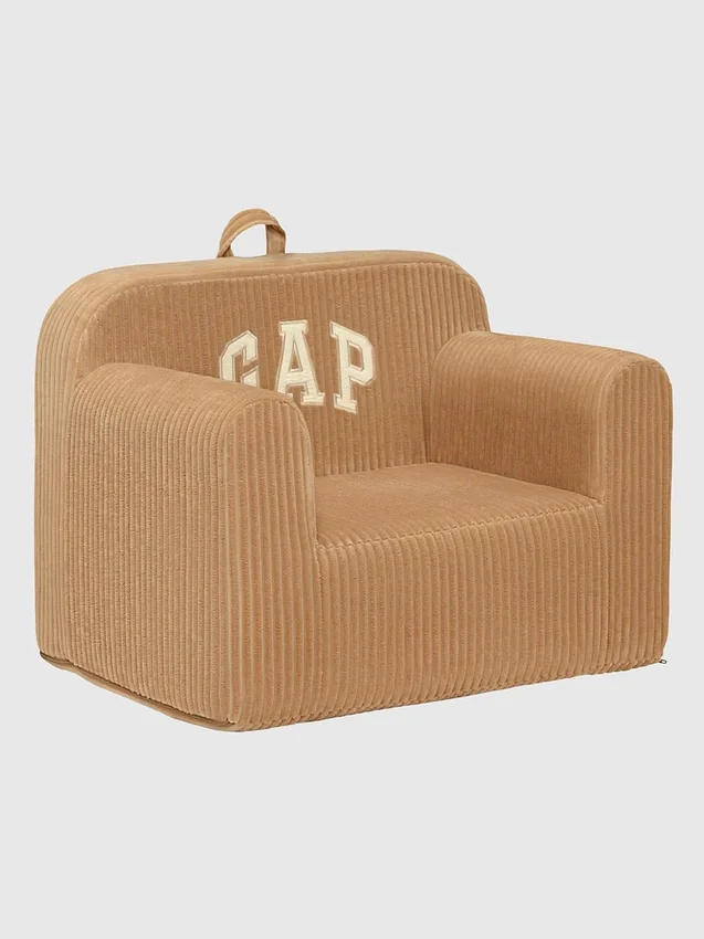 Fauteuil en mousse babyGap en velours côtelé avec logo