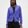 GAP × Disney « L'Étrange Noël de Monsieur Jack » de Tim Burton : cardigan CashSoft à motif de crânes
