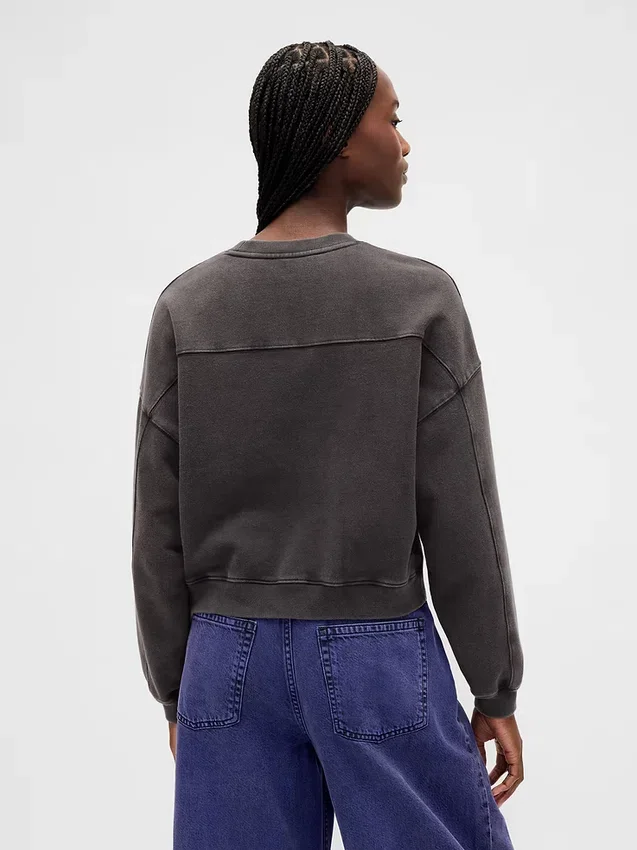 GAP × Disney « L'Étrange Noël de Monsieur Jack » de Tim Burton : sweat-shirt épais à motif de crânes