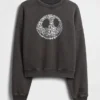 GAP × Disney « L'Étrange Noël de Monsieur Jack » de Tim Burton : sweat-shirt épais à motif de crânes
