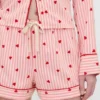 Gap × Summer Fridays : boxer de pyjama en flanelle à motifs de cœurs