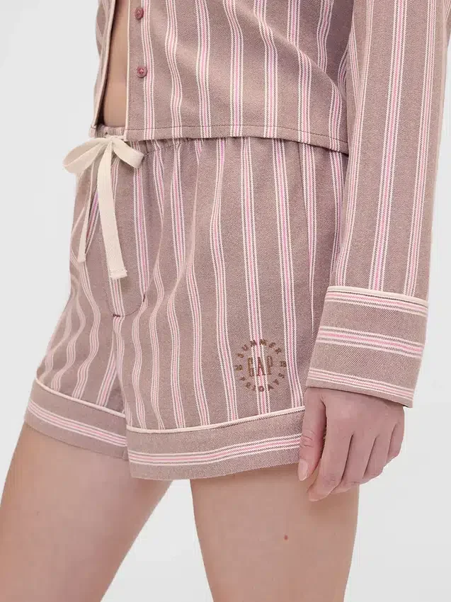 Gap × Summer Fridays : Boxer de pyjama en flanelle à rayures