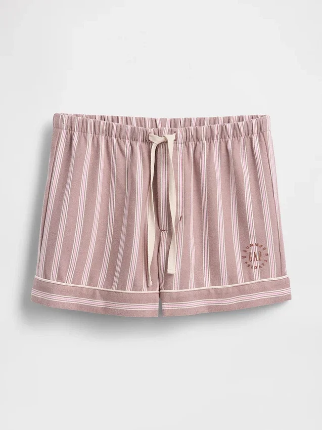 Gap × Summer Fridays : Boxer de pyjama en flanelle à rayures