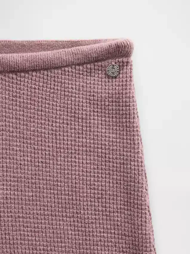Gap × Summer Fridays Pantalon bootcut en maille gaufrée CashSoft