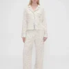 Gap × Summer Fridays : pantalon de pyjama ample en flanelle à pois
