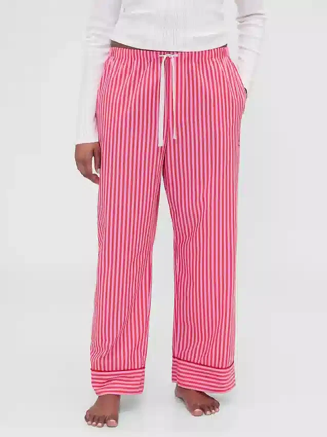 GAP × Summer Fridays Pantalon de pyjama ample en popeline rayée