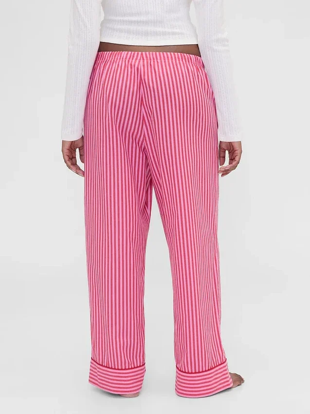 GAP × Summer Fridays Pantalon de pyjama ample en popeline rayée