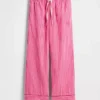 GAP × Summer Fridays Pantalon de pyjama ample en popeline rayée