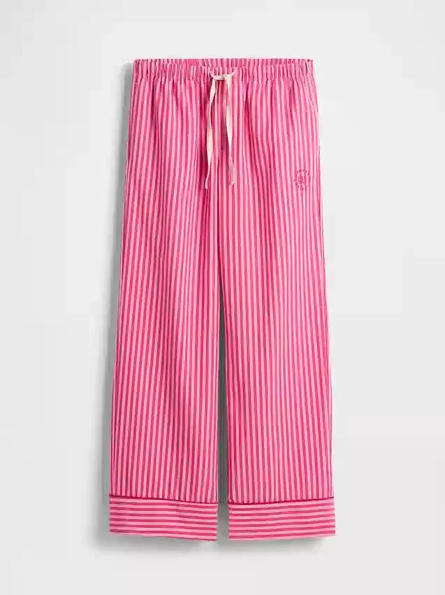 GAP × Summer Fridays Pantalon de pyjama ample en popeline rayée