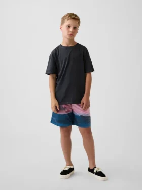 GapFit 6" en maille recyclée pour enfants Short facile à enfiler