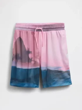 GapFit 6″ en maille recyclée pour enfants Short facile à enfiler