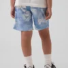 GapFit 6" en maille recyclée pour enfants Short facile à enfiler