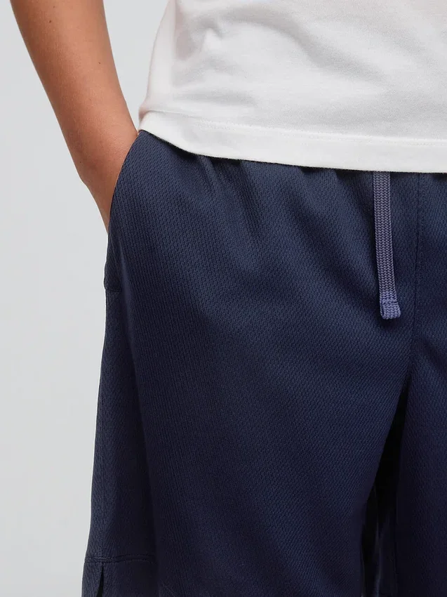 GapFit 6" en maille recyclée pour enfants Short facile à enfiler