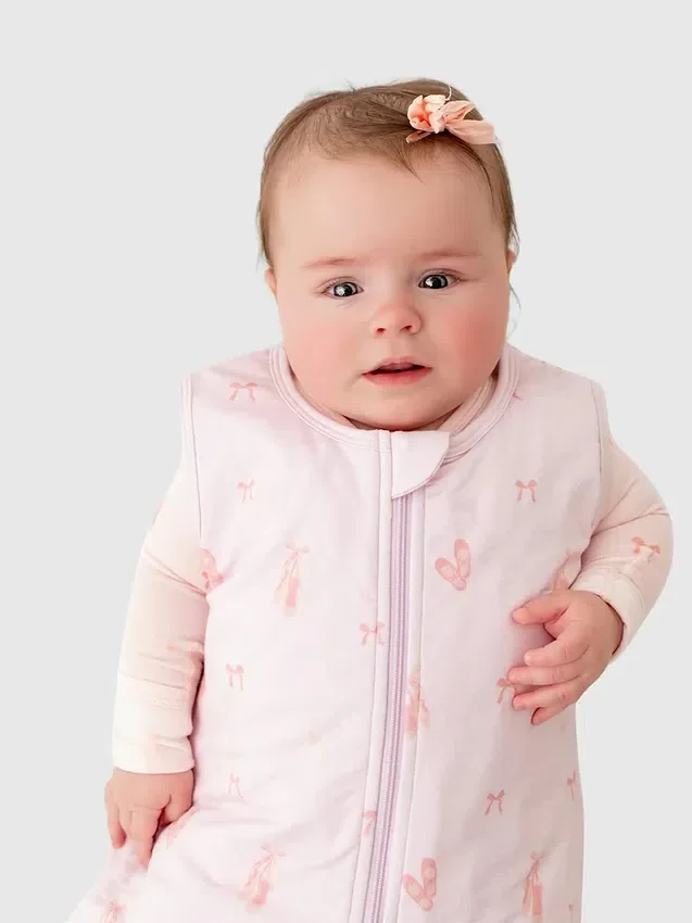 Gigoteuse en bambou « Little Ballerina » de 0 à 12 mois