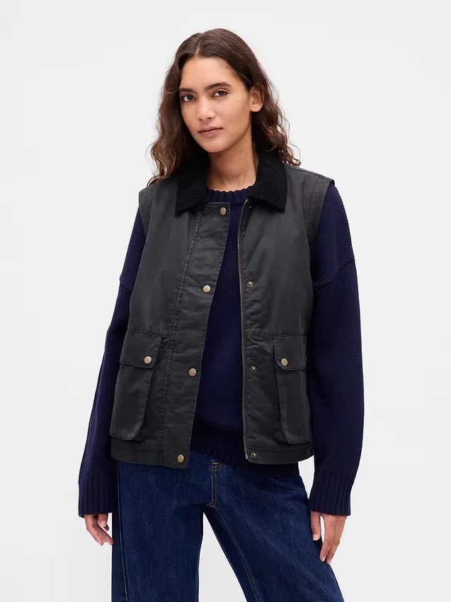 Gilet « Barn » en toile cirée
