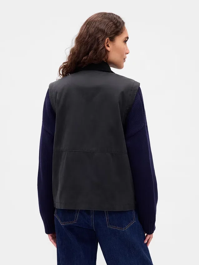 Gilet « Barn » en toile cirée