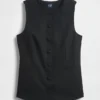 Gilet long à nouer dans le dos en mélange de lin