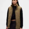 Gilet matelassé léger en tissu recyclé