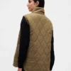 Gilet matelassé léger en tissu recyclé