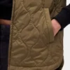 Gilet matelassé léger en tissu recyclé