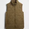 Gilet matelassé léger en tissu recyclé