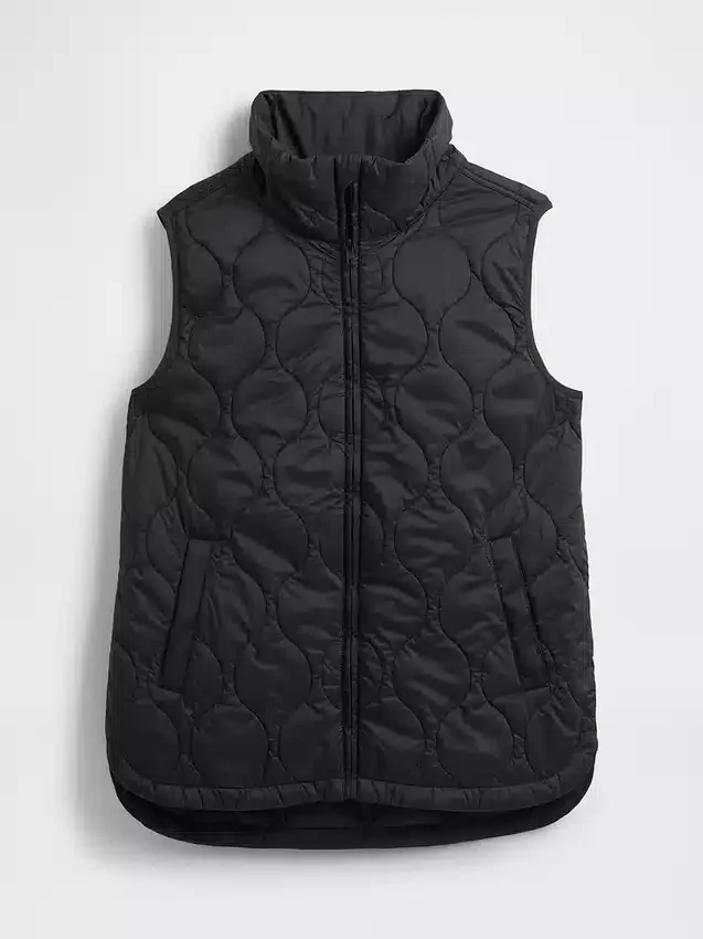 Gilet matelassé léger en tissu recyclé