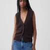 Gilet à poches 100 % coton
