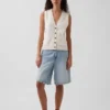 Gilet à poches 100 % coton