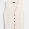Gilet à poches 100 % coton