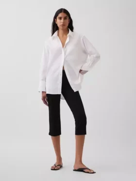Grande chemise en coton bio Oxford