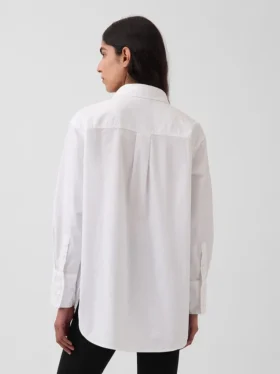 Grande chemise en coton bio Oxford