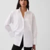 Grande chemise en coton bio Oxford