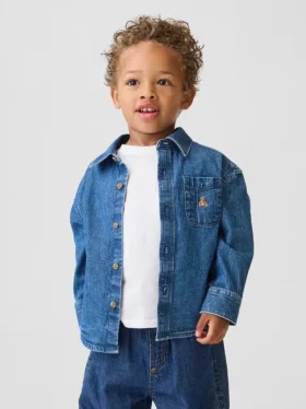 Grande chemise en denim pour Bébé & Enfant
