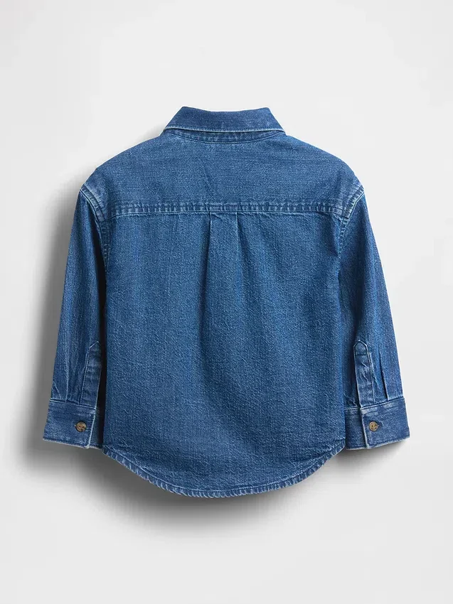 Grande chemise en denim pour Bébé & Enfant