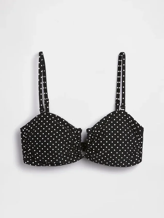 Haut de bikini bandeau convertible