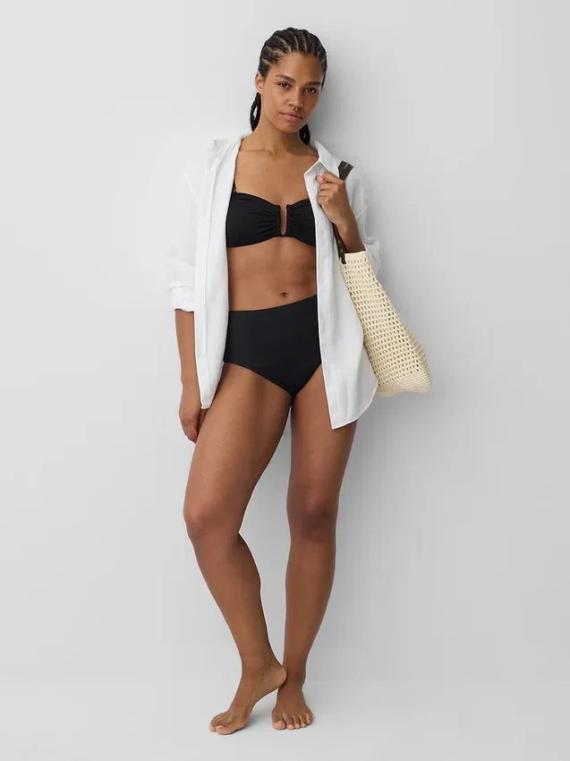 Haut de bikini bandeau convertible