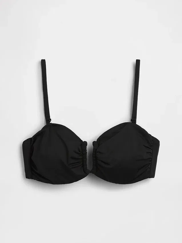 Haut de bikini bandeau convertible