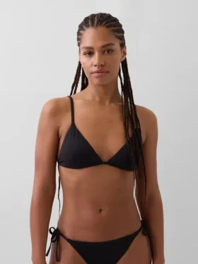 Haut de bikini triangle à ficelles