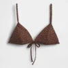 Haut de bikini triangle à ficelles