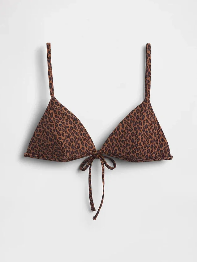 Haut de bikini triangle à ficelles